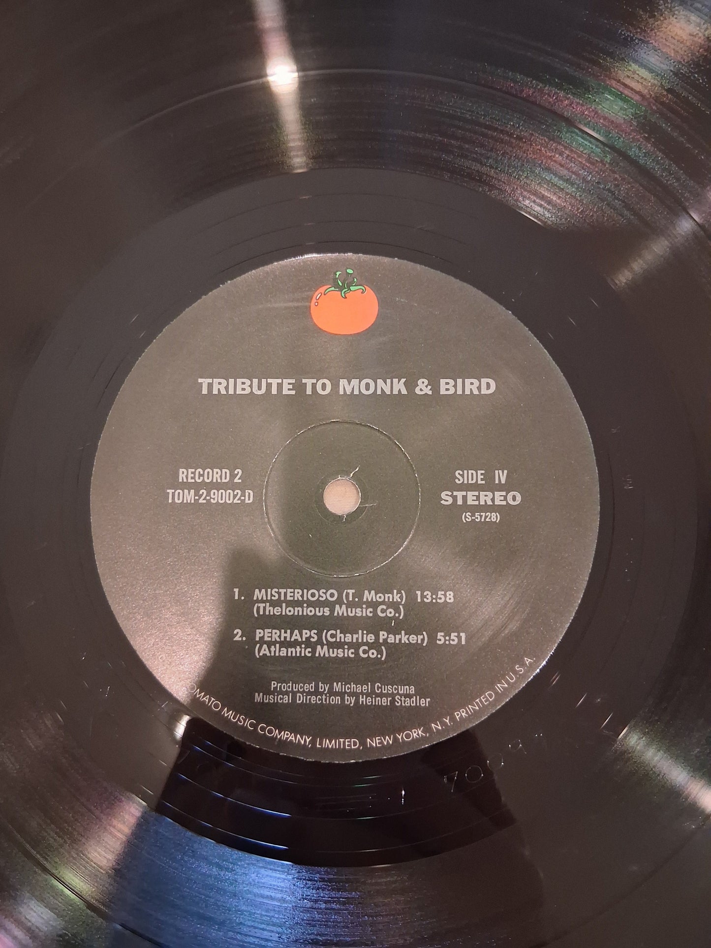 Thad Jones / George Adams / George Lewis / Stanley Cowell / Reggie Workman / Lenny White / Heiner Stadler – A Tribute To Monk And Bird