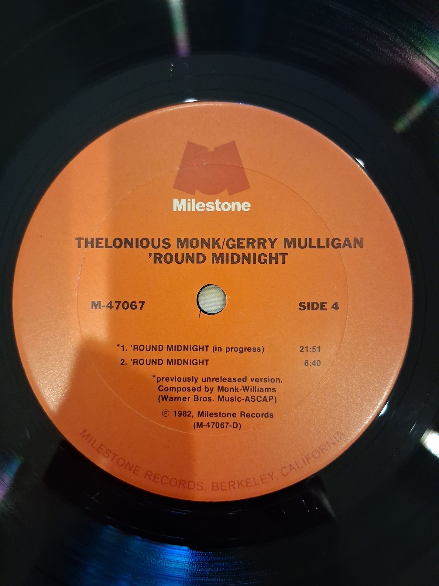 Thelonious Monk / Gerry Mulligan – 'Round Midnight