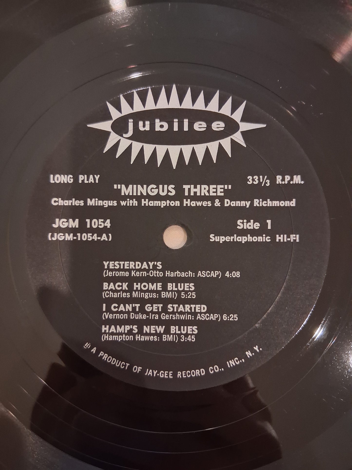 Charles Mingus With Hampton Hawes & Danny Richmond – Mingus Three
