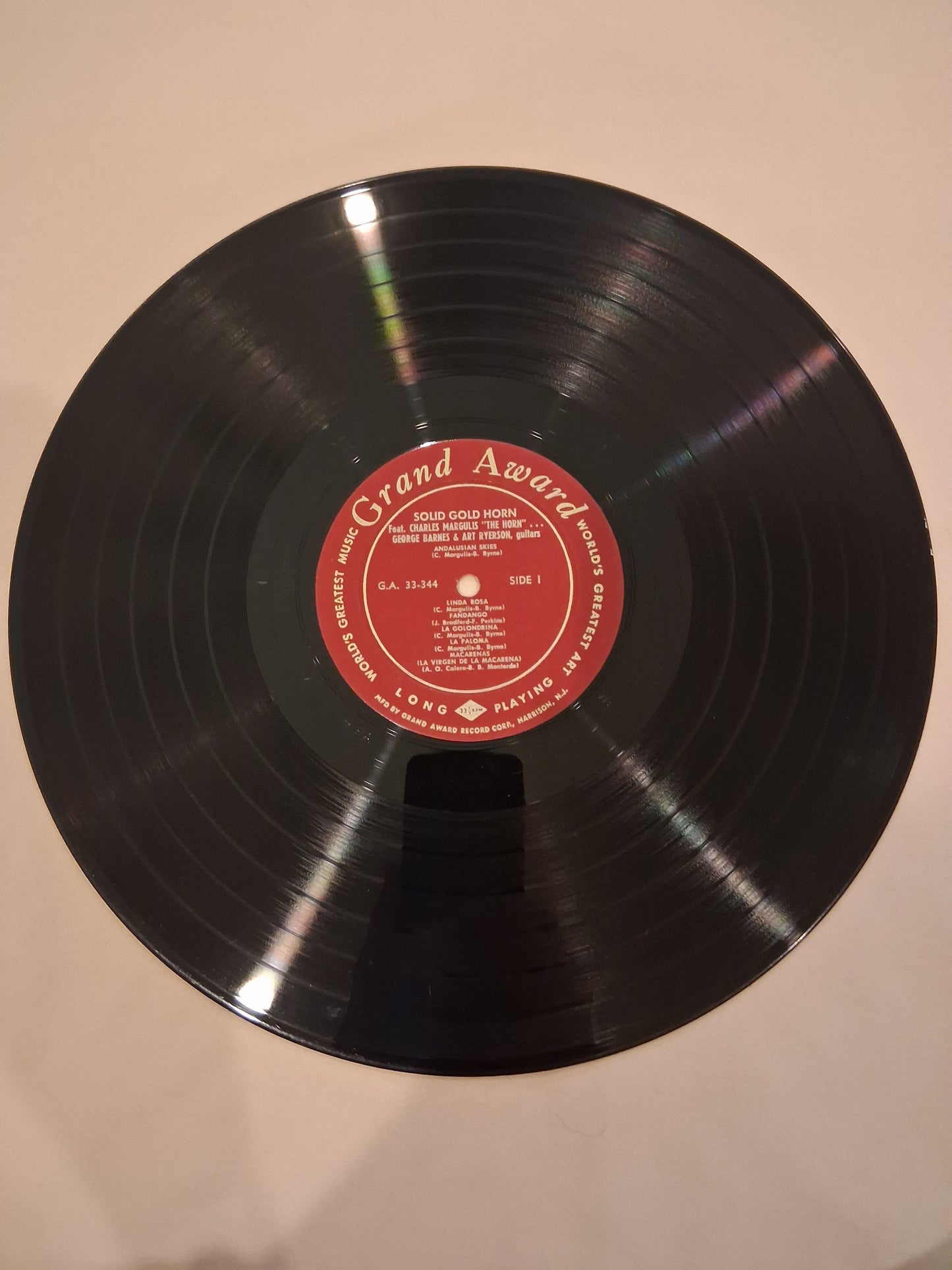 Charles Margulis, "The Horn"* – Solid Gold Horn