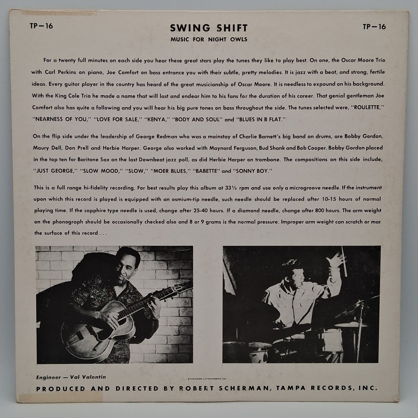 The Modern Jazz Octet – Swing Shift Music For Night Owls