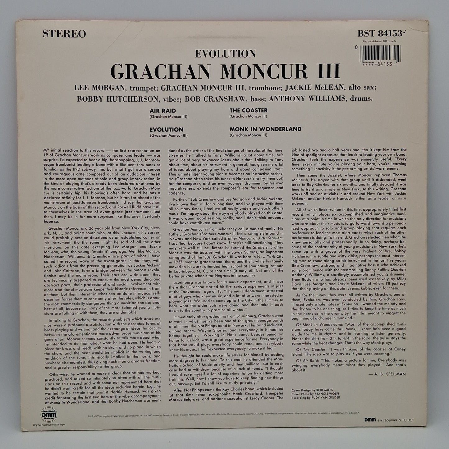Grachan Moncur III – Evolution