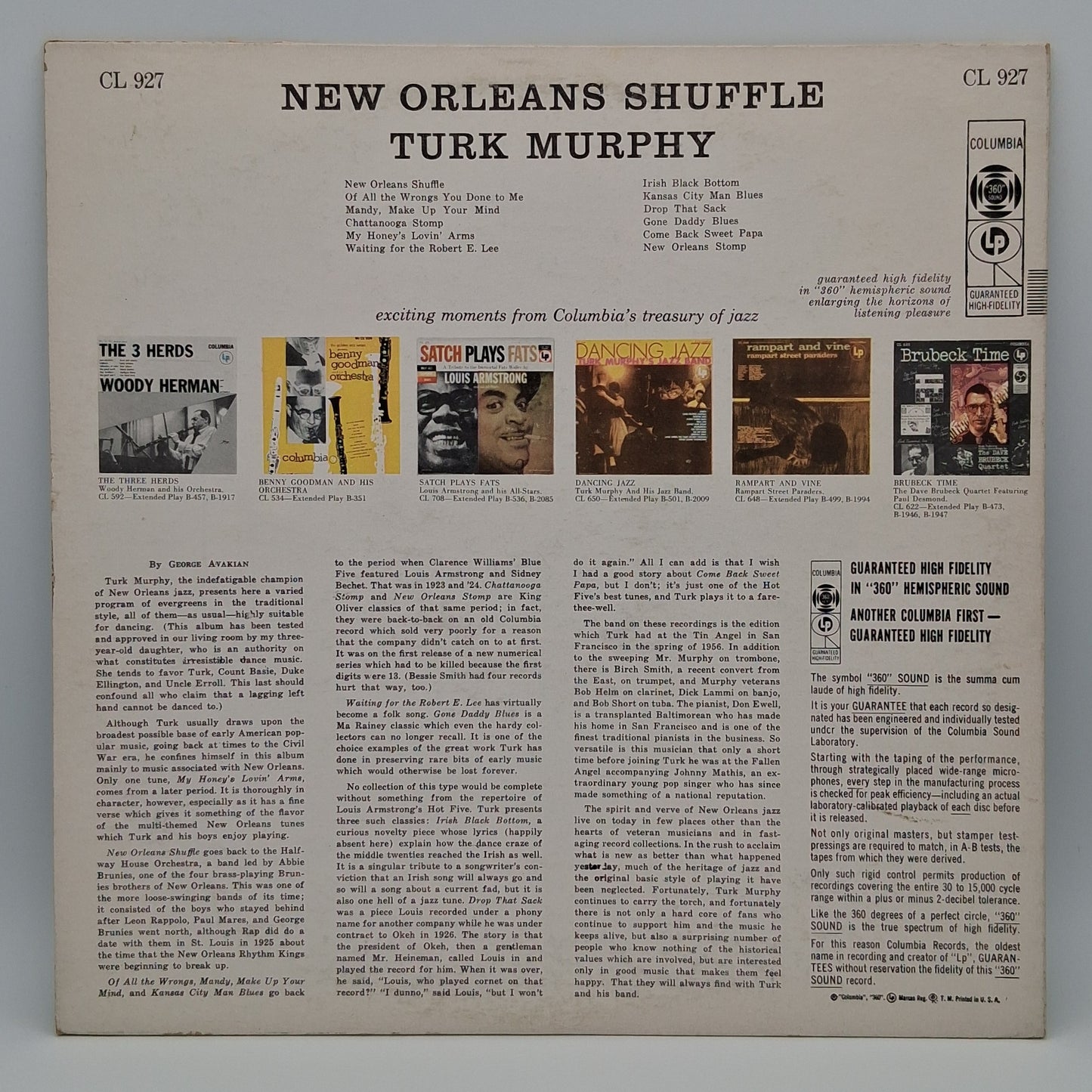 Turk Murphy's Jazz Band – New Orleans Shuffle