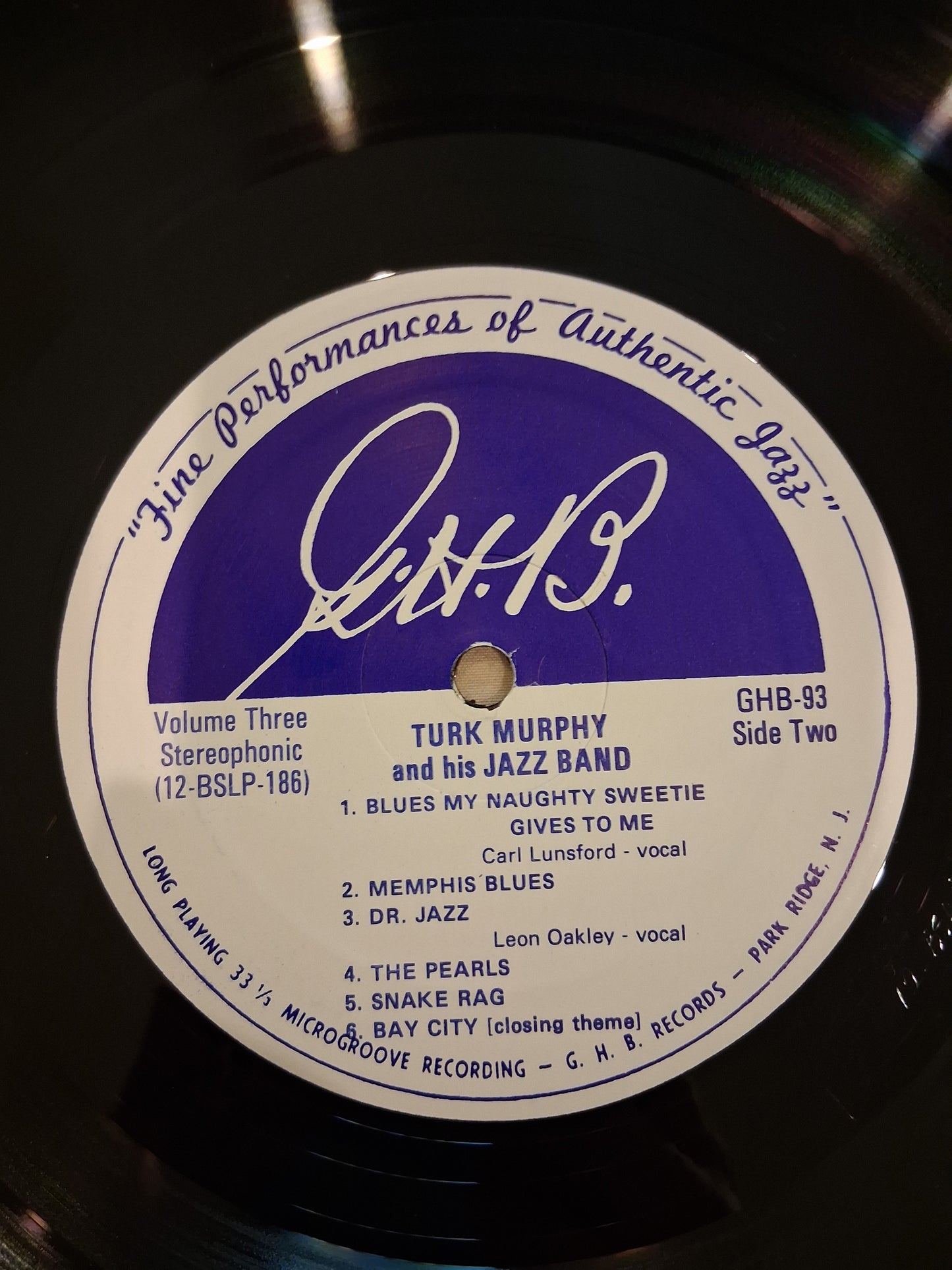 Turk Murphy & His San Francisco Jazz Band – In Concert - Vol. 3