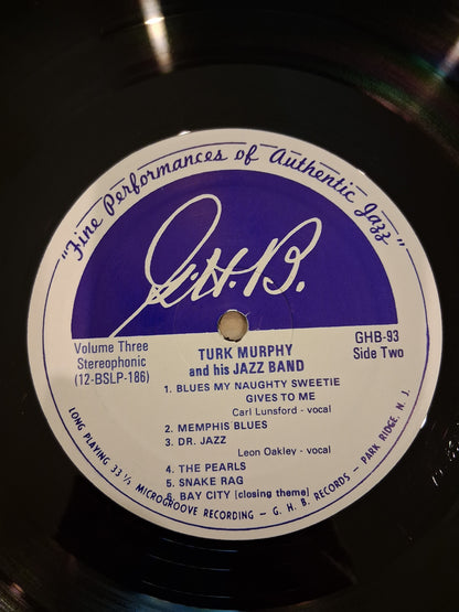 Turk Murphy & His San Francisco Jazz Band – In Concert - Vol. 3