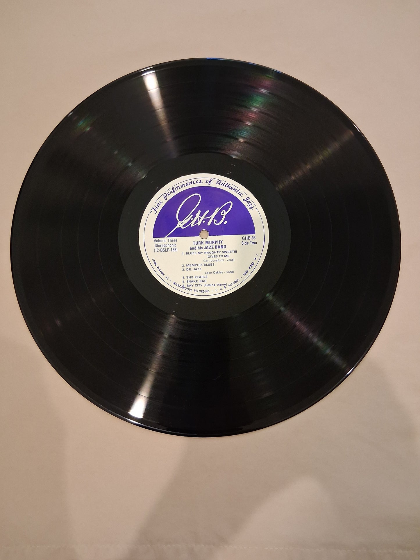 Turk Murphy & His San Francisco Jazz Band – In Concert - Vol. 3