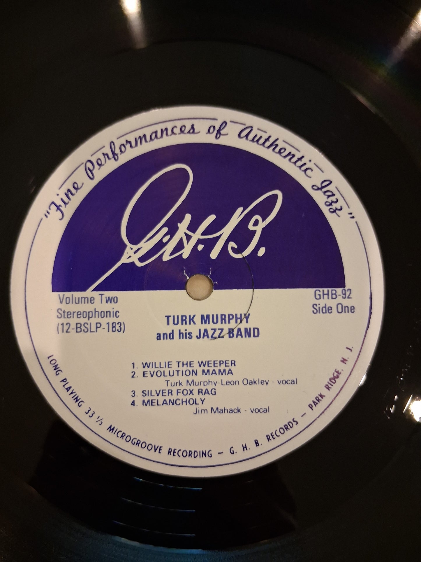 Turk Murphy & His San Francisco Jazz Band – In Concert Vol. 2