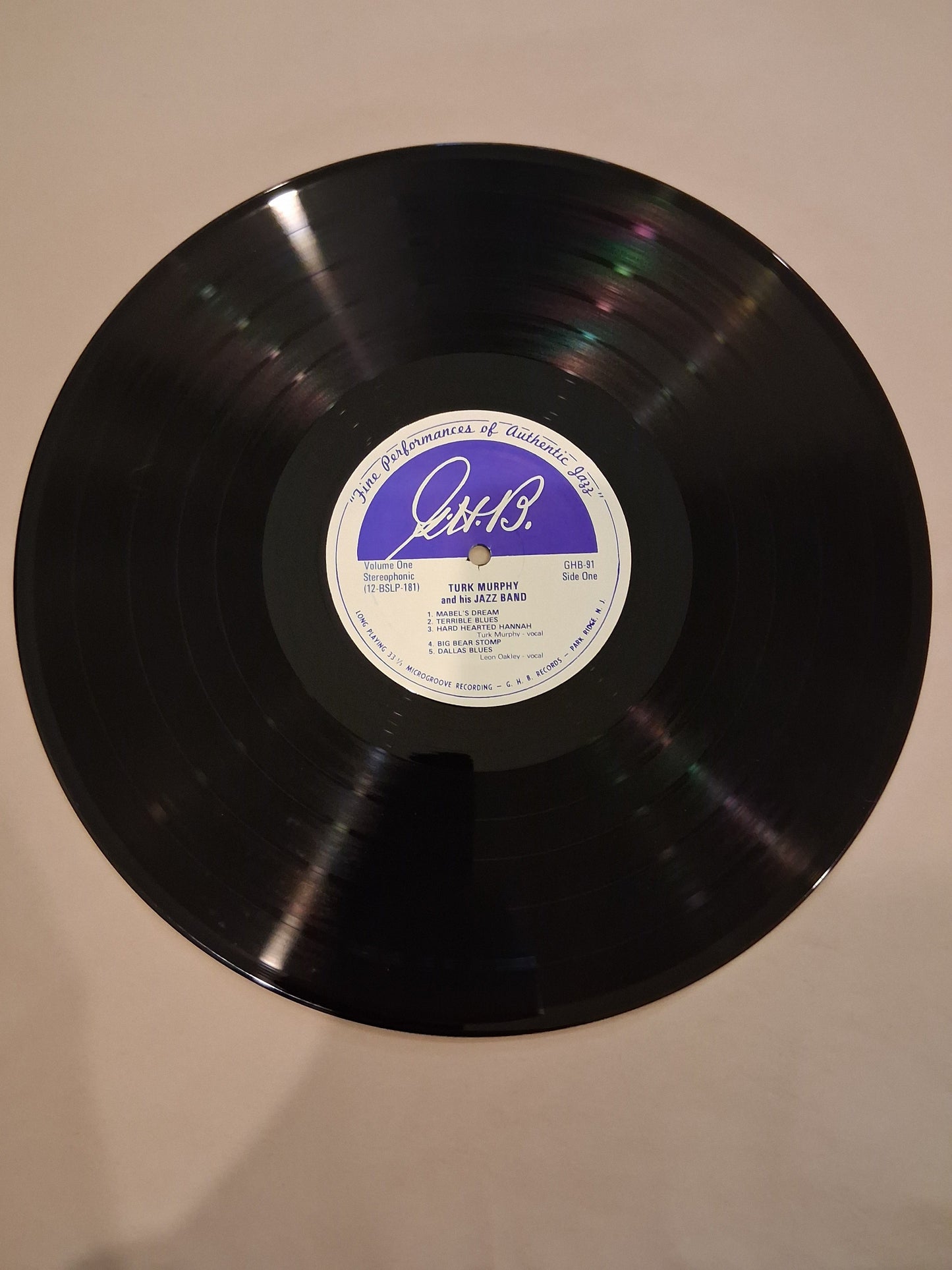 Turk Murphy & His San Francisco Jazz Band – In Concert - Vol. 1
