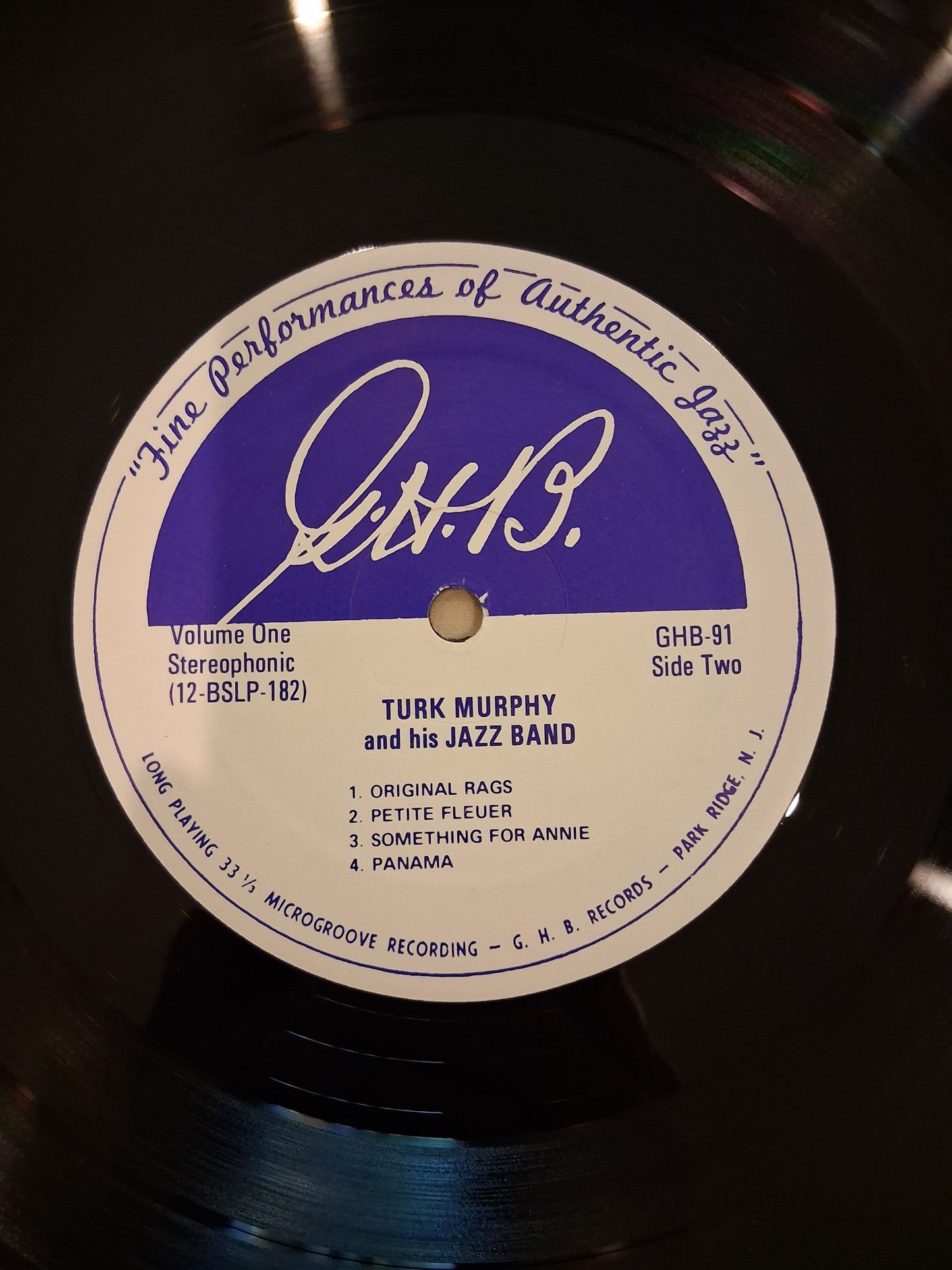 Turk Murphy & His San Francisco Jazz Band – In Concert - Vol. 1