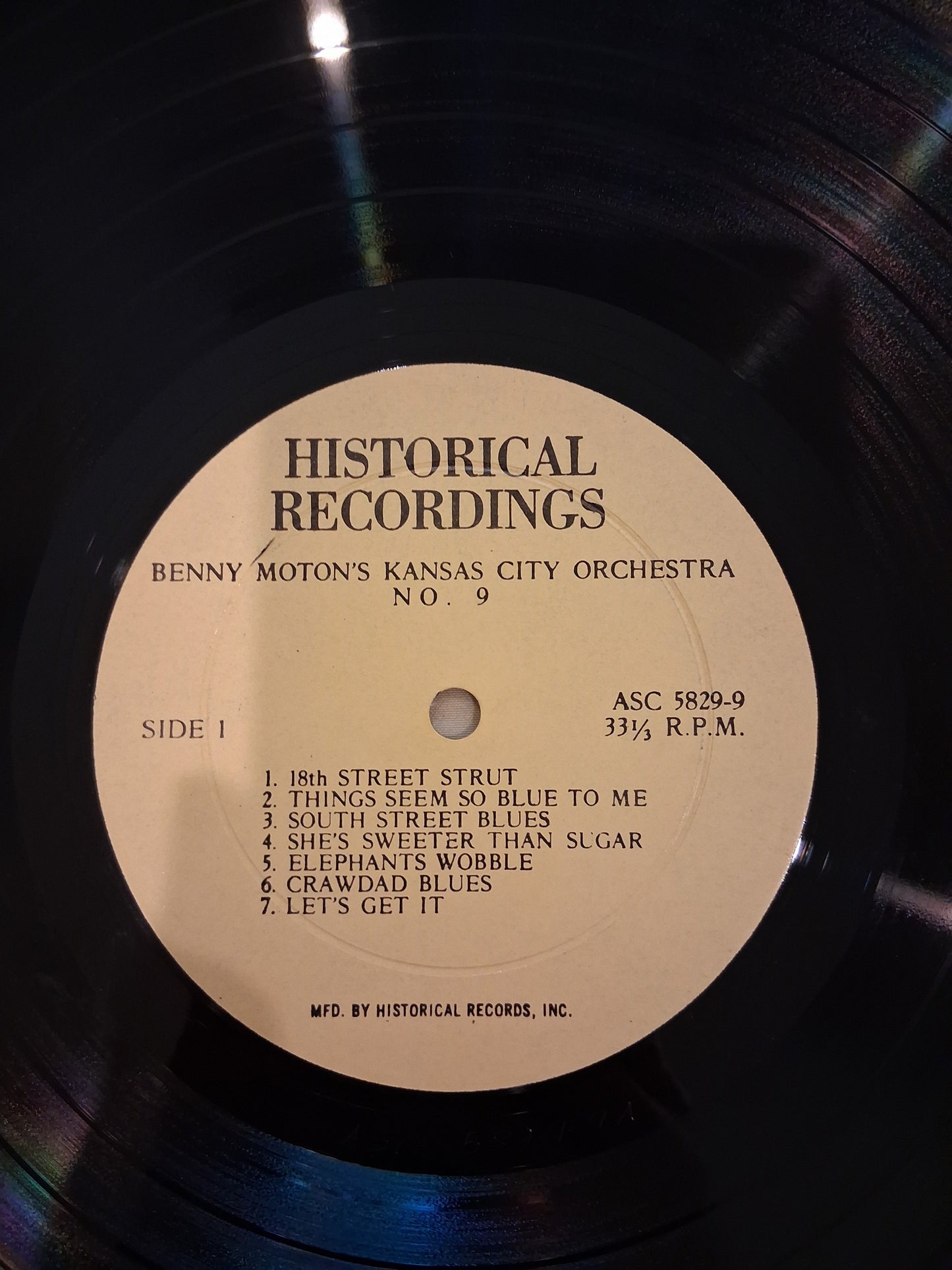 Bennie Moten's Kansas City Orchestra – Bennie Moten's Kansas City Orchestra 1923-1929