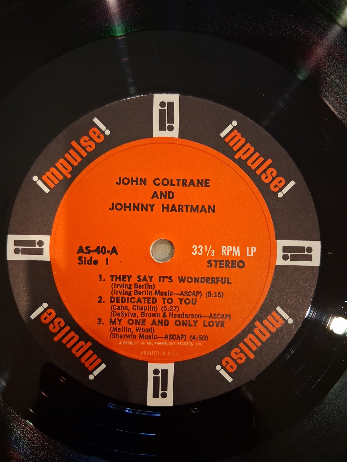 John Coltrane And Johnny Hartman – John Coltrane And Johnny Hartman