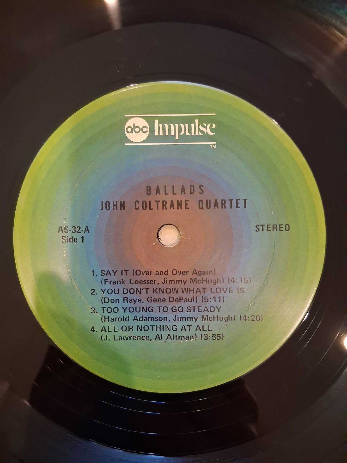 John Coltrane Quartet with McCoy Tyner, Jimmy Garrison & Elvin Jones – Ballads