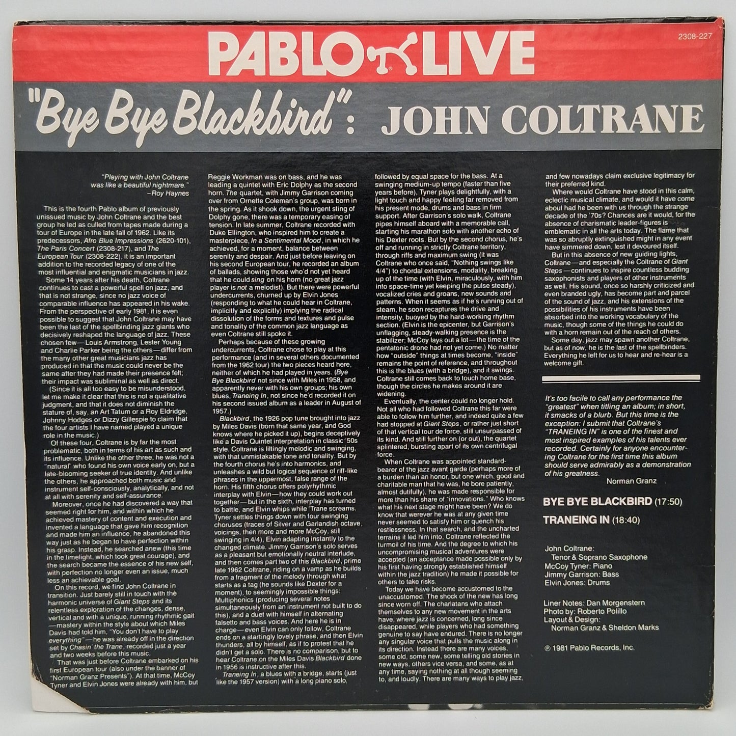 John Coltrane – Bye Bye Blackbird