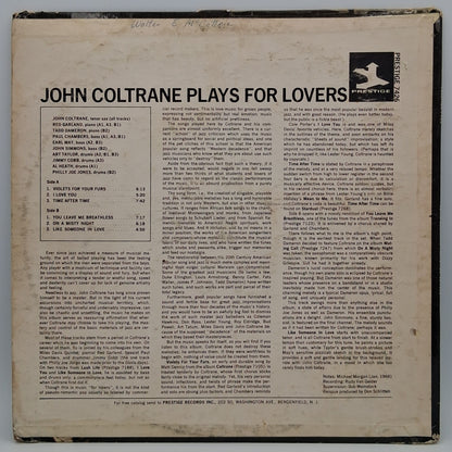 John Coltrane – John Coltrane Plays For Lovers