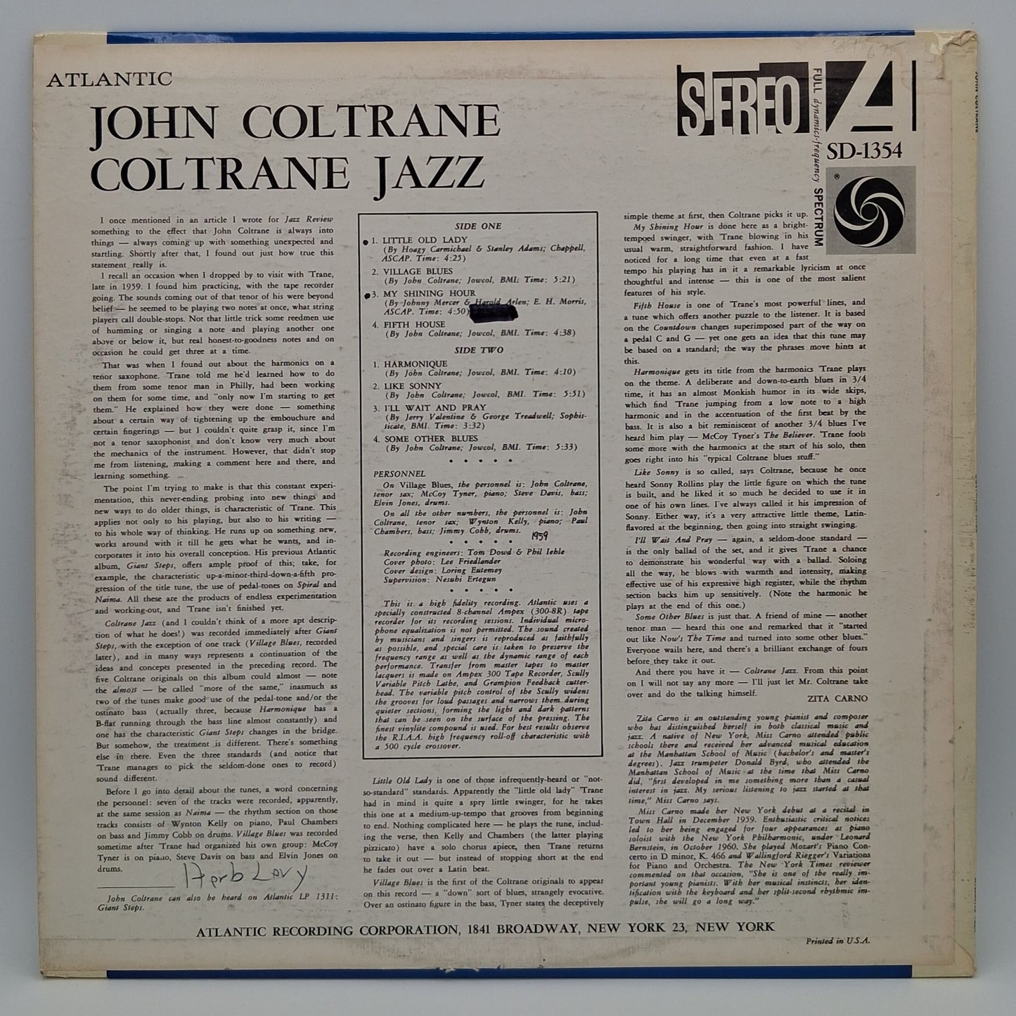 John Coltrane – Coltrane Jazz