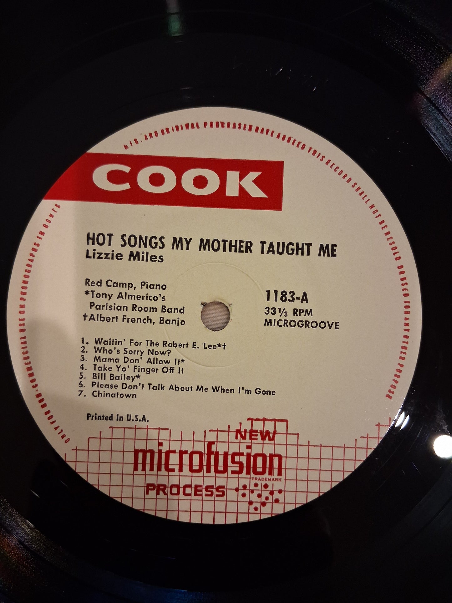 Lizzy Miles With Tony Almerico's Band – Hot Songs My Mother Taught Me