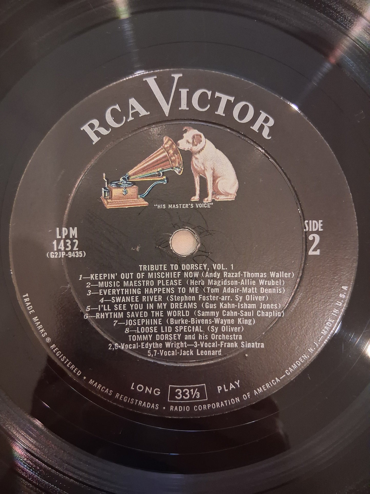 Tommy Dorsey And His Orchestra – Tribute To Dorsey Vol. 1