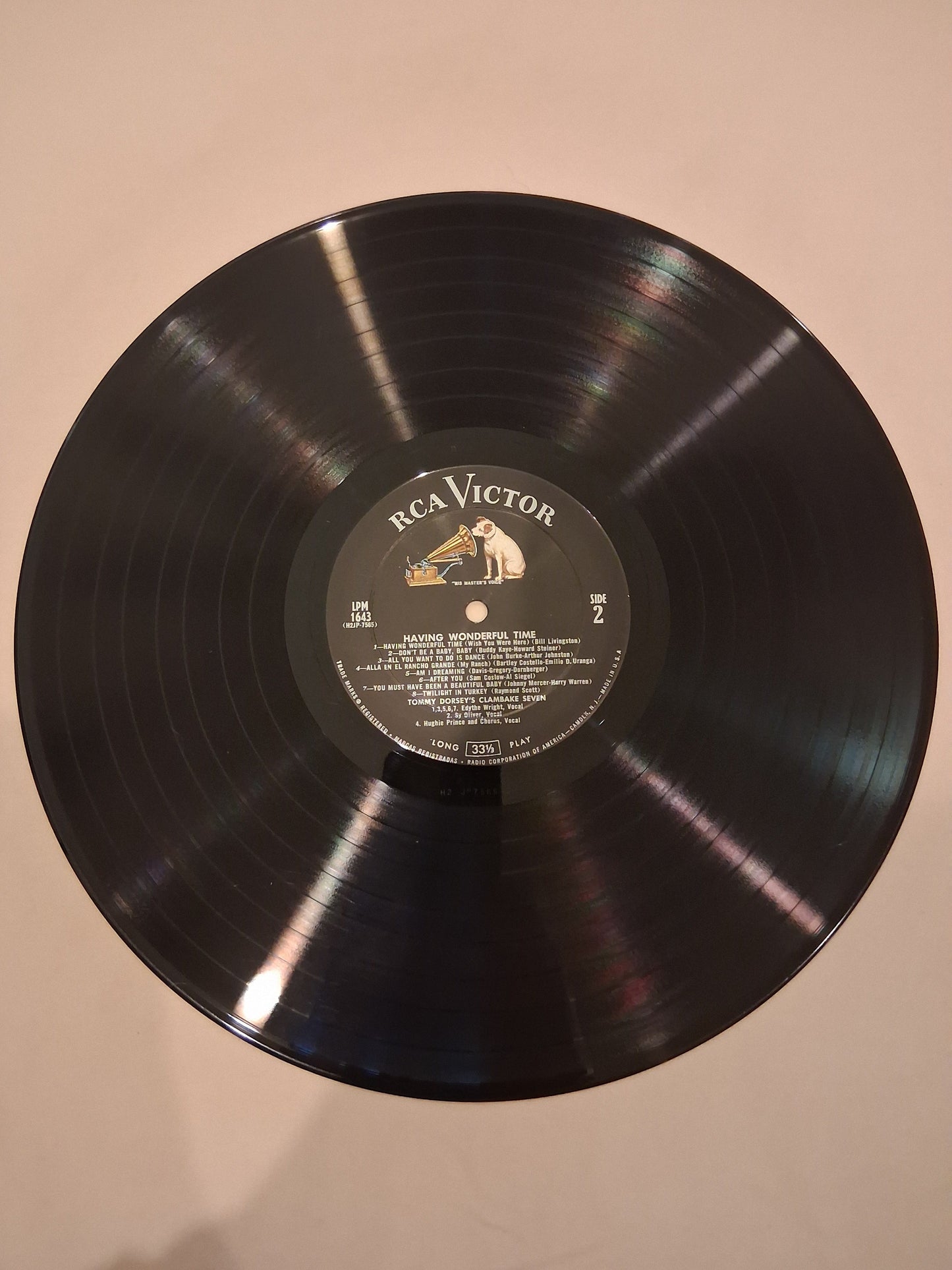 Tommy Dorsey And His Clambake Seven – Having Wonderful Time