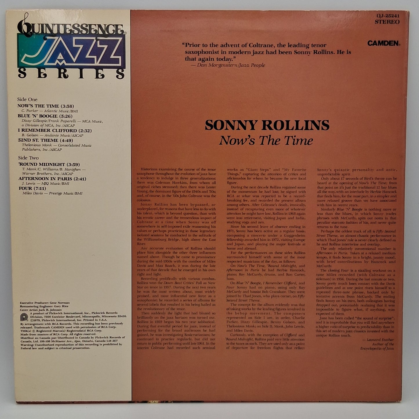 Sonny Rollins – Now's The Time!