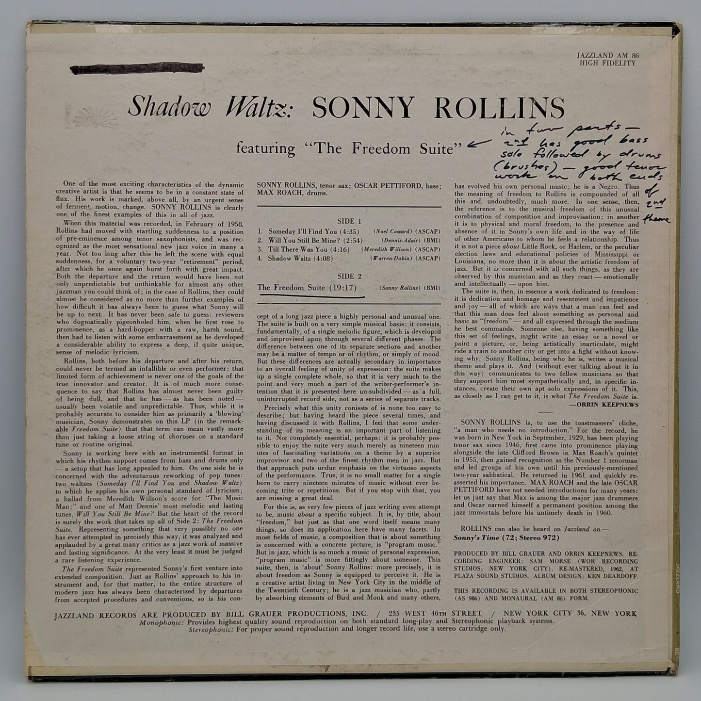Sonny Rollins – Shadow Waltz