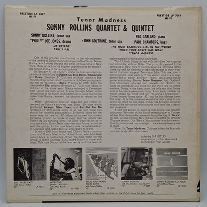 Sonny Rollins Quartet – Tenor Madness