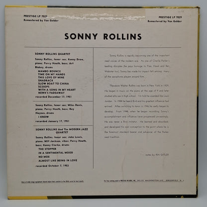 Sonny Rollins With The Modern Jazz Quartet Featuring Art Blakey And Kenny Drew – Sonny Rollins With The Modern Jazz Quartet