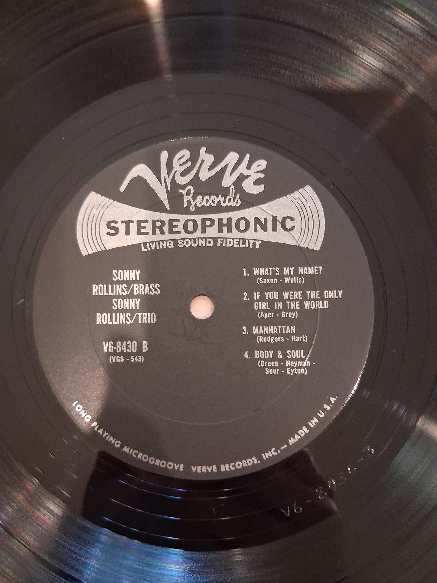 Sonny Rollins – Brass / Trio
