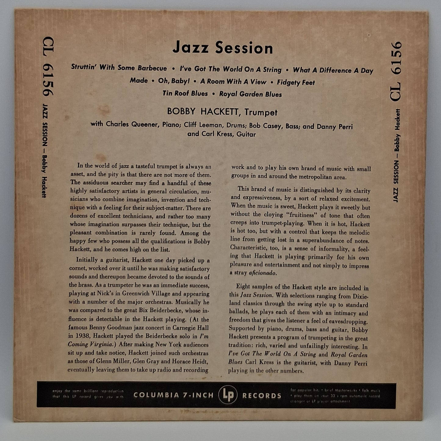 Bobby Hackett – Jazz Session
