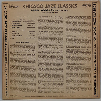 Benny Goodman And His Boys – Chicago Jazz Classics