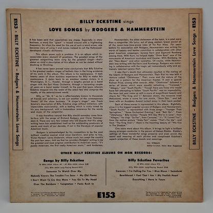 Billy Eckstine – Love Songs By Rodgers And Hammerstein