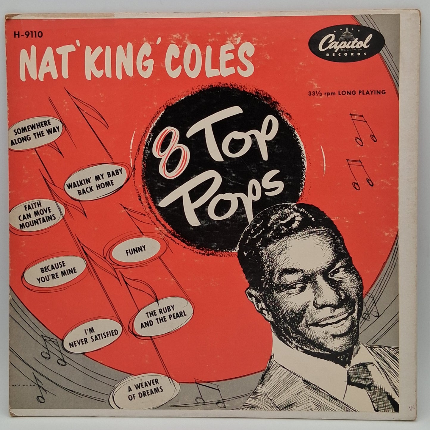Nat 'King' Cole – Nat 'King' Cole's 8 Top Pops