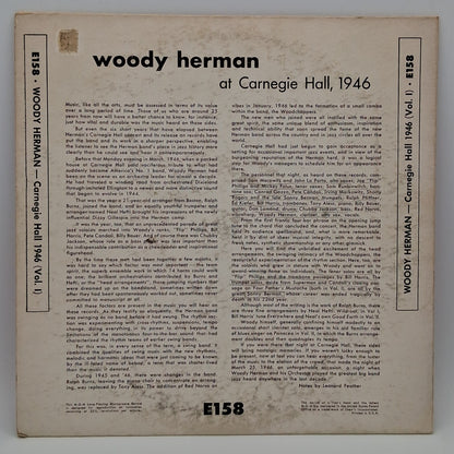Woody Herman (And The Herd) – At Carnegie Hall, 1946 - Vol. I