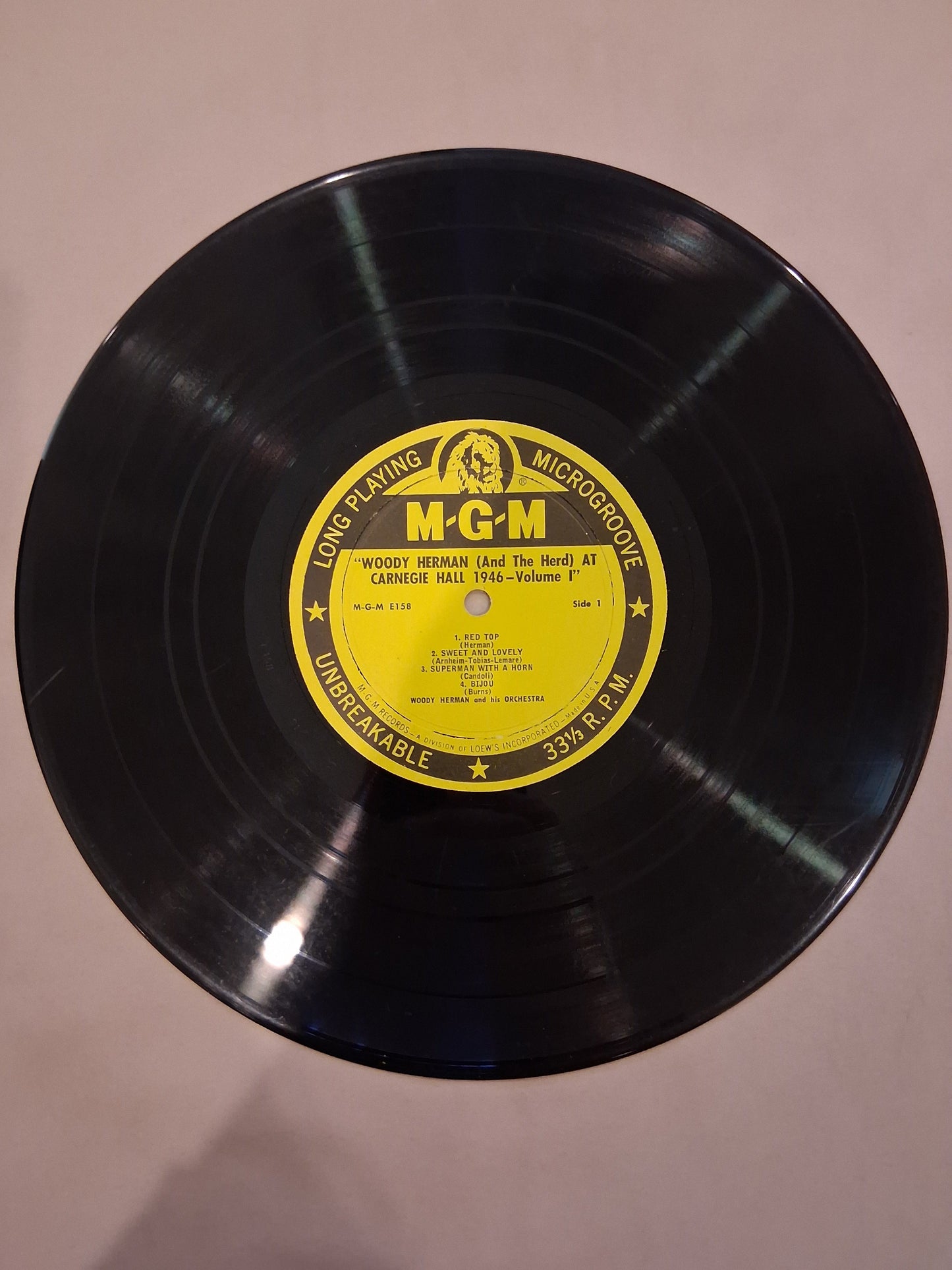 Woody Herman (And The Herd) – At Carnegie Hall, 1946 - Vol. I