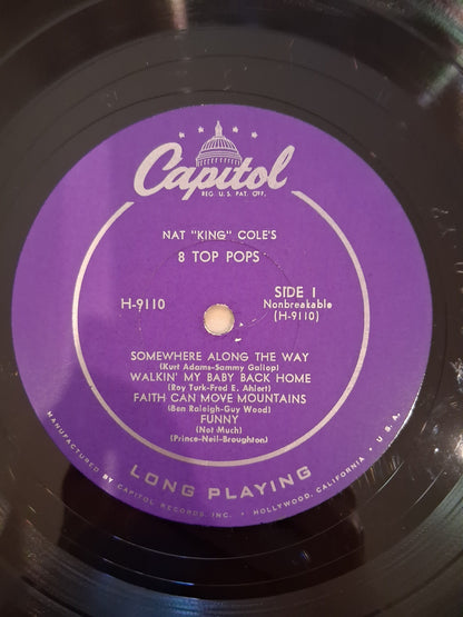 Nat 'King' Cole – Nat 'King' Cole's 8 Top Pops