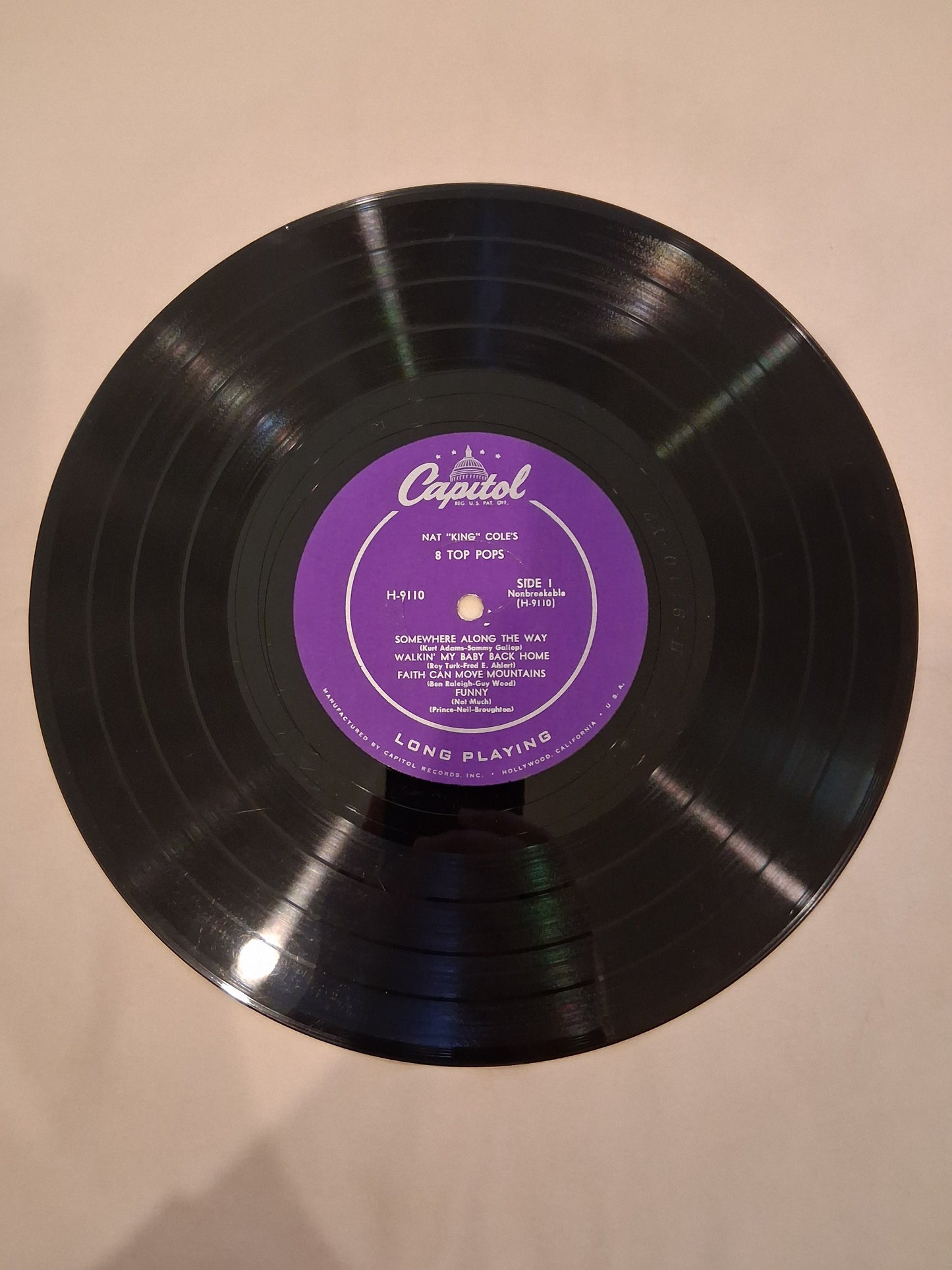 Nat 'King' Cole – Nat 'King' Cole's 8 Top Pops