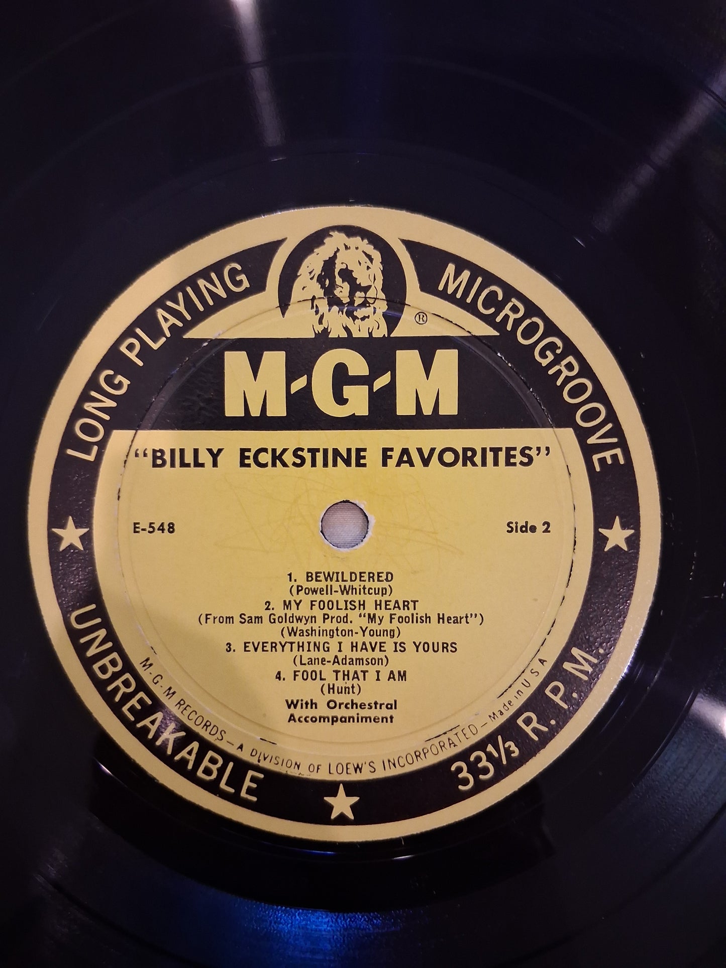 Billy Eckstine – Billy Eckstine Favorites