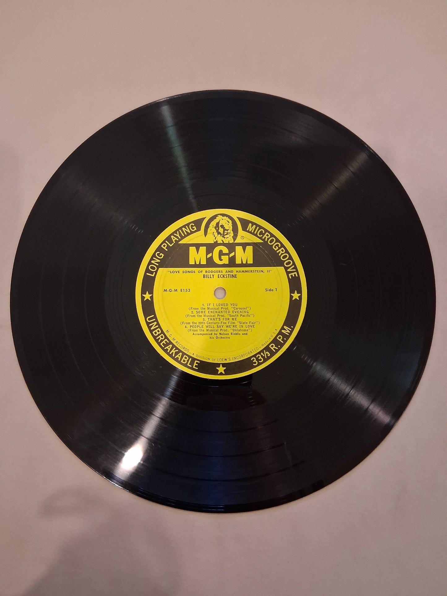 Billy Eckstine – Love Songs By Rodgers And Hammerstein