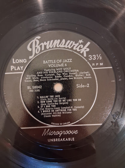 Edmond Hall Swing Sextet, Miff Mole And His Dixieland Orchestra – Battle Of Jazz Volume 4