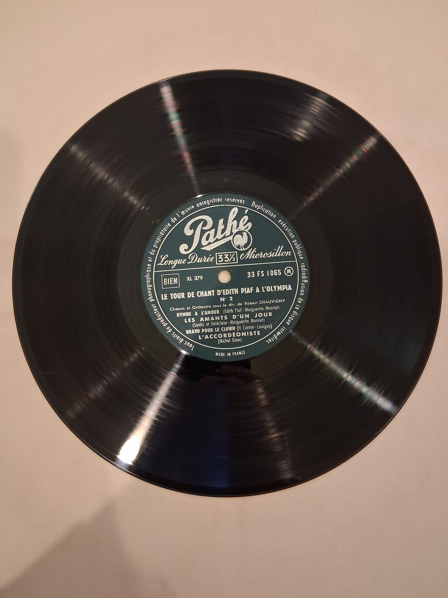 Edith Piaf – Le Tour De Chant D'Edith Piaf N° 2 Enregistré Au Cours Du Spectacle De L'Olympia