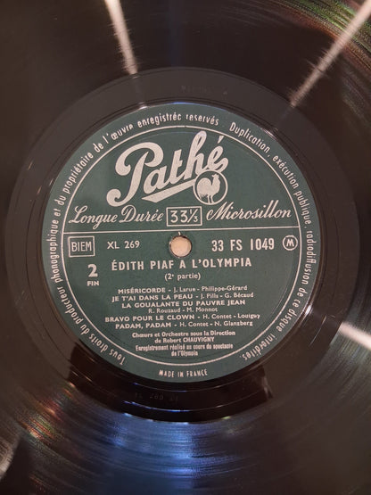Edith Piaf – Le Tour De Chant D'Edith Piaf