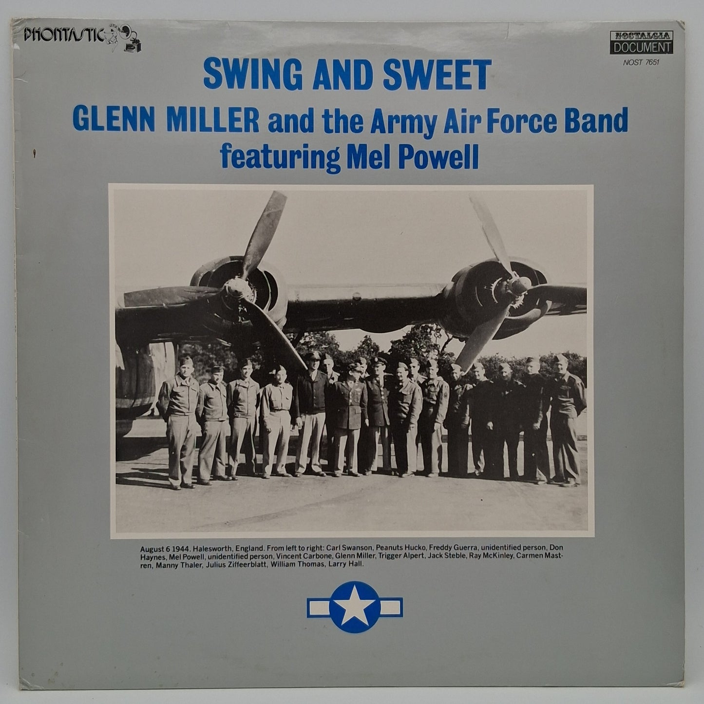 Glenn Miller And The Army Air Force Band Featuring Mel Powell – Swing And Sweet