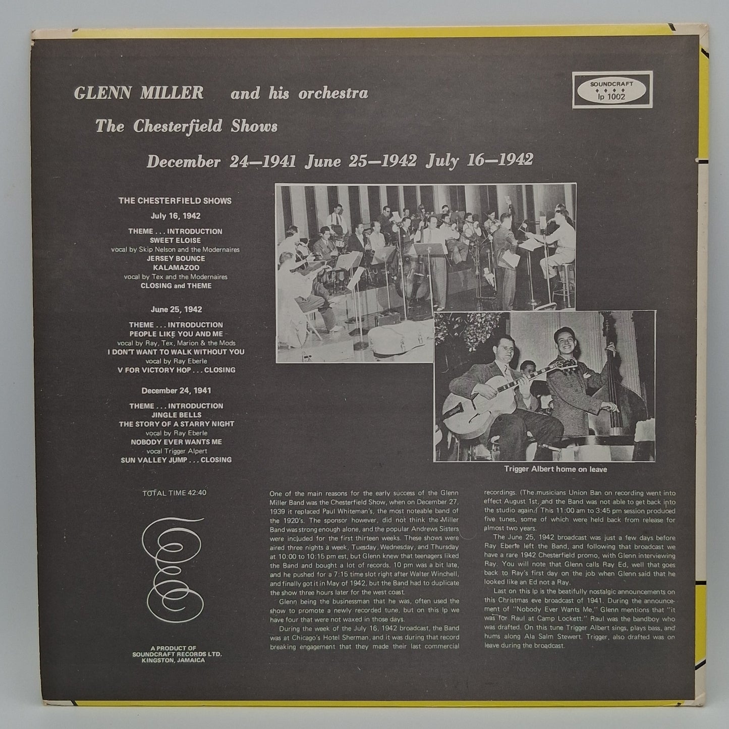 Glenn Miller And His Orchestra – The Chesterfield Shows