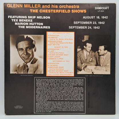 Glenn Miller And His Orchestra – The Chesterfield Shows August 18, 1942 September 23, 1942 September 24, 1942