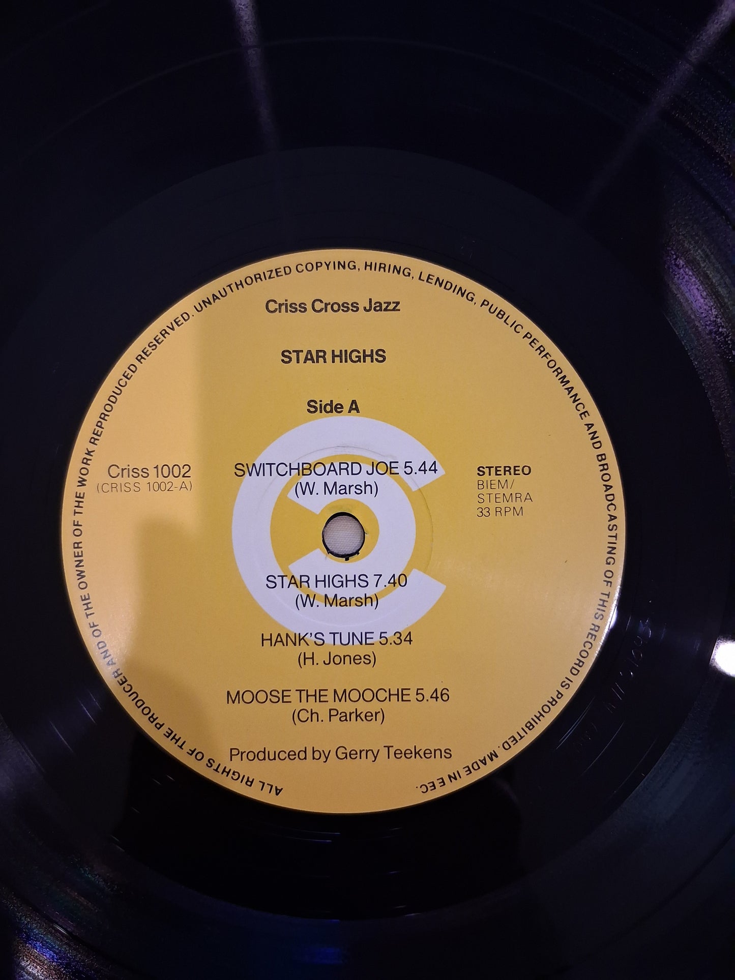 Warne Marsh With Hank Jones, George Mraz And Mel Lewis – Star Highs