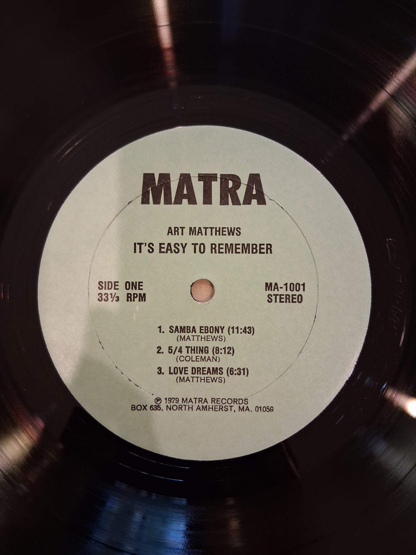 Art Matthews – It's Easy To Remember