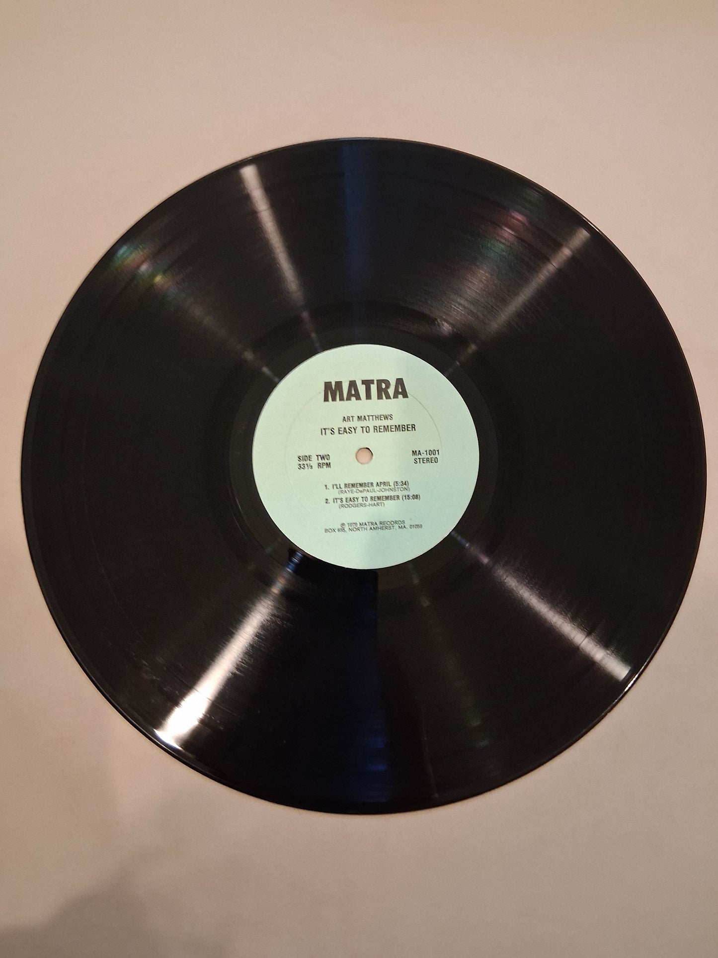 Art Matthews – It's Easy To Remember