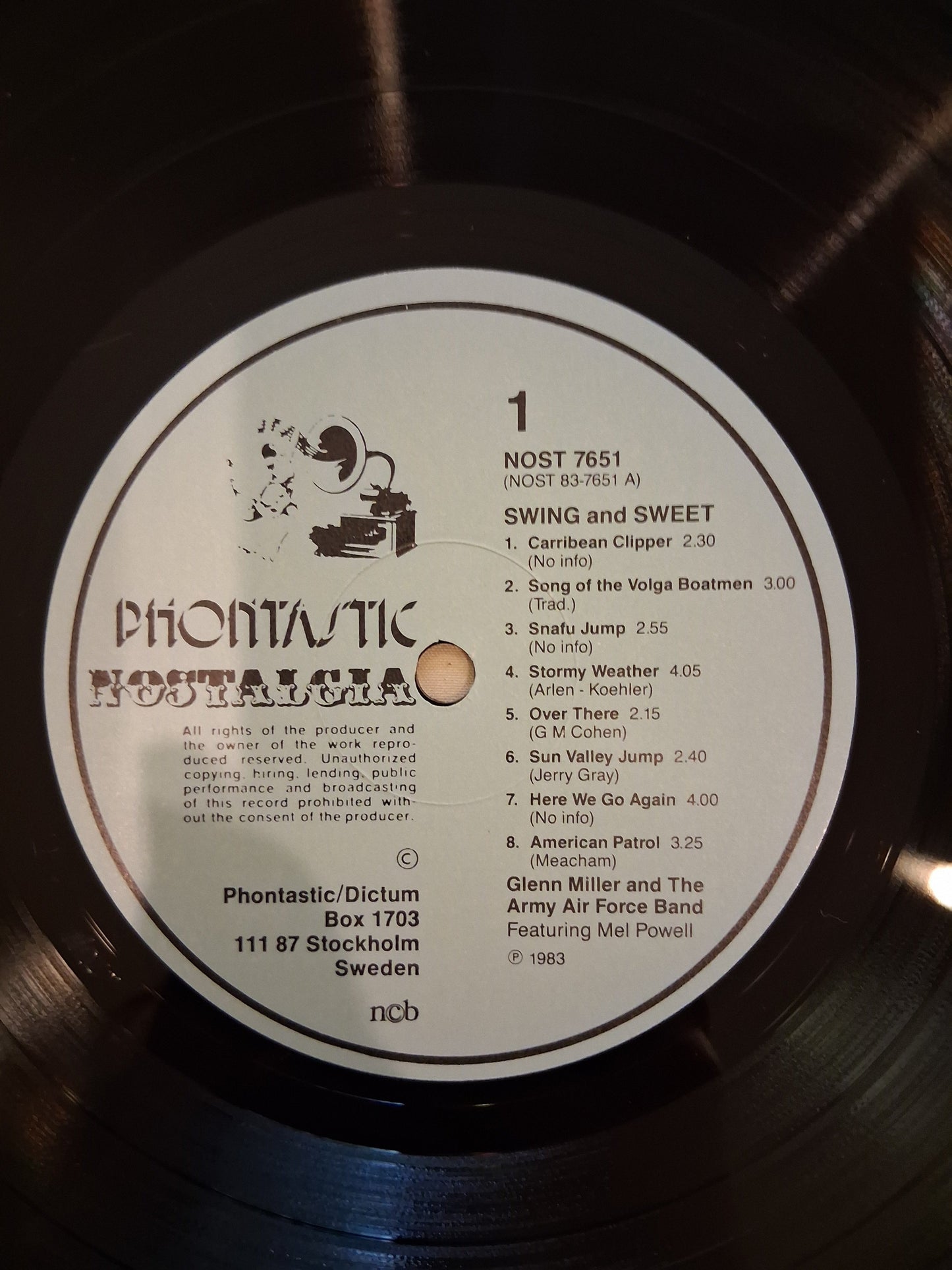 Glenn Miller And The Army Air Force Band Featuring Mel Powell – Swing And Sweet