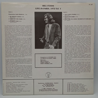 Bill Evans – Live In Paris 1972 Vol. 1