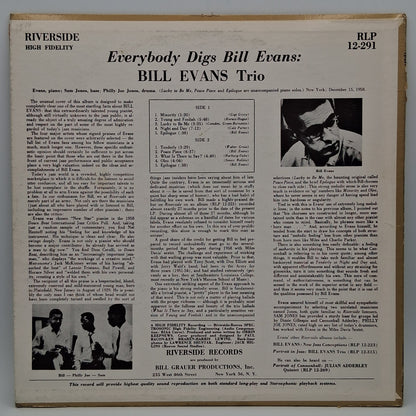 Bill Evans Trio – Everybody Digs Bill Evans
