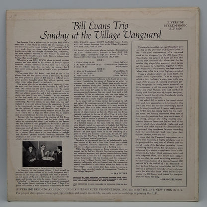 Bill Evans Trio Featuring Scott La Faro – Sunday At The Village Vanguard